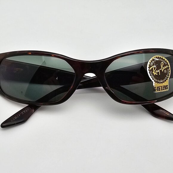 Ray-Ban B&L W1927 XVAR Tortoise Frame G-15 Green Glass Lens Cat Eye Sunglasses main image 5